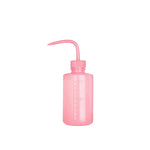 single pink plastic rinse wash bottles that is 250mL used by tattoo artists